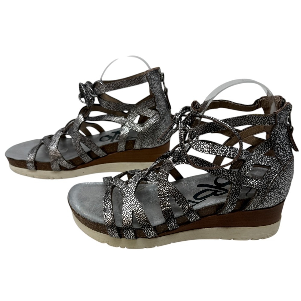 OTBT Women's Escapade Gladiator Silver Leather Sandals Gladiator 8.5 - Picture 9 of 9